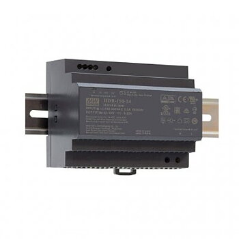 Switchad nätdel Mean Well för DIN-skena / 12V ...11,3 A (10,8 ...13,2V)