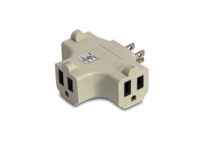 US 110VAC gren adapter 1 till 3