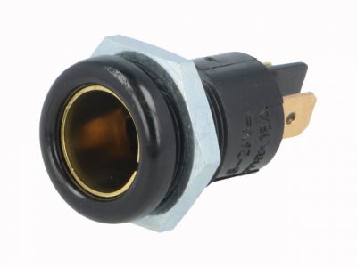 Eluttag för inmontering i bil, 12mm