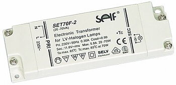 Elektronisk Transformator, 12VAC 35-105VA, Låg