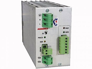 Nätaggregat: switchat modulärt 575W; 230VAC till 110VDC, 5A, parallelldrift