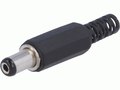 DC kontakt 5.5 x 2.1x9mm hane