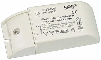 Elektronisk Transformator, 12VAC 20-60VA