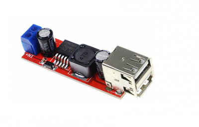 Dual USB Output LM2596S 5V DC-DC Power Supply Module 3A