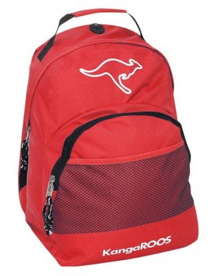 KangaROOS Smart Rygsäck 32x40x12cm - Röd