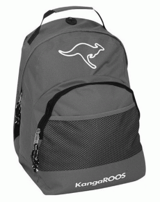 KangaROOS Smart Rygsäck 32x40x12cm - SVART