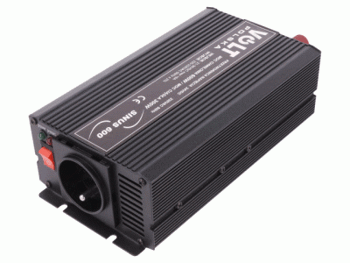 Växelriktare 12/24V till 230V 300 Watt, VOLTPOLSKA  SINUS600
