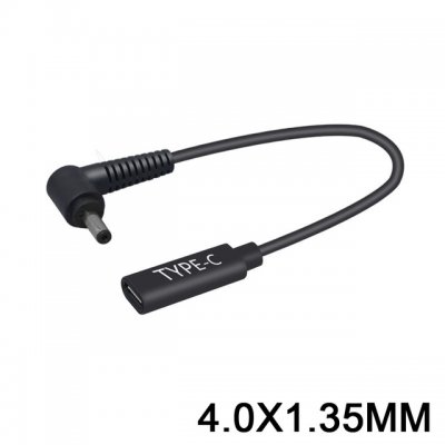 USB Type-c Female to 4.0x1.35mm male