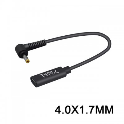 USB Type-c Female to 4.0x1.7mm male