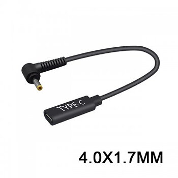 USB Type-c Female to 4.0x1.7mm male