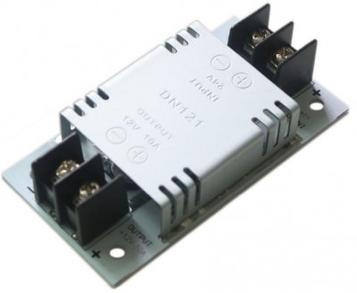 DC/DC Omvandlare Step- Down  in: 24VDC (15...32vdc)  ut:12VDC; 10A