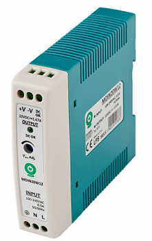 Switchad nätdel MDIN20W för DIN-skena / 12V 1.67A (11 ...13.8V)