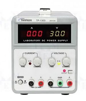 TWINTEX TP-1305 Nätaggregat; 0-30VDC 0-5A