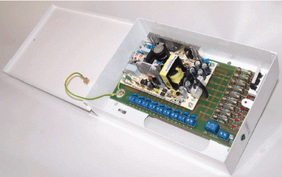 Nätaggregat CCTV 8 x 12V 1A