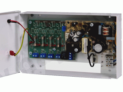 Nätaggregat CCTV 4 x 12V 1A