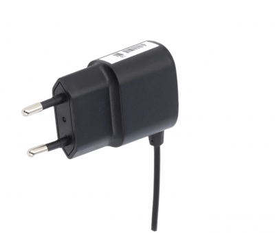AC adapter 12V 0,5A 5,5 x 2,1 mm, svart