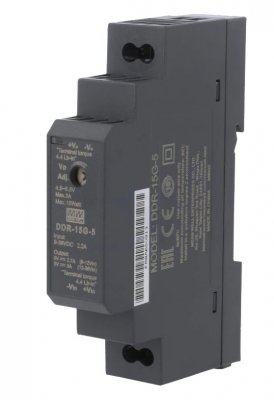DC-DC-omvandlare, 18...75V till  24V, 0,63A, MEAN WELL, DIN-skena