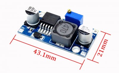 DC-DC BUCK 3A adjustable buck module, 3V till 40V