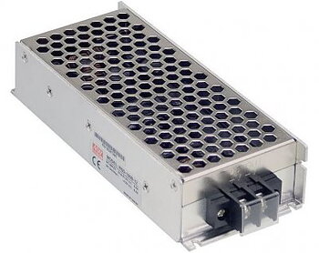 MEAN WELL, Isolerad DC/DC-omvandlare, chassimontering på räls, 16.8...31.2V till 12V, 100W