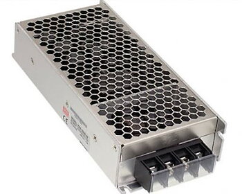 MEAN WELL, Isolerad DC/DC-omvandlare, chassimontering på räls, 16.8...31.2V till 12V, 200W