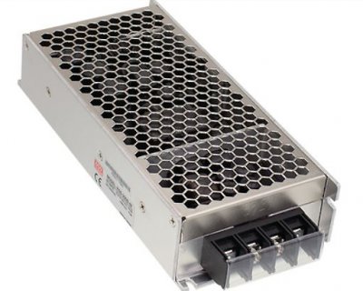 MEAN WELL, Isolerad DC/DC-omvandlare, chassimontering på räls, 16.8...31.2V till 24V, 200W