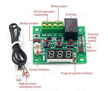 Temperatur kontroller termostat