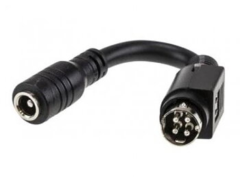 MW DC-adapter 5.5x2.1 hona  till 4-pin Typ-C hane