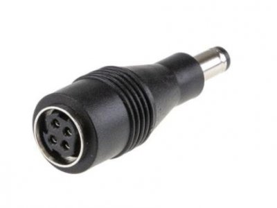 MW DC-adapter 4-pin Typ-C hona till 5.5x2.5 hane