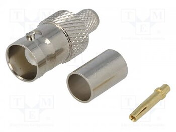 BNC RG58 kontakt hona, crimp