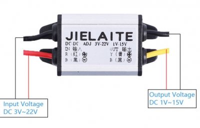 DC/DC-omvandlare Step Down 3..32V till 1...15V 3A