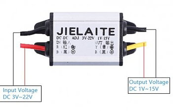 DC/DC-omvandlare Step Down 3..32V till 1...15V 3A