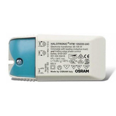 Transformator för halogenlampor 20...105 W, Osram