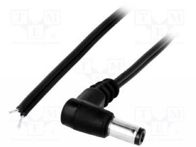 DC kablage 1.5m 5,5x2,5 L till open end