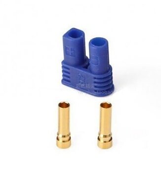 Stickkontakt 2-PIN EC2-F; hona, 15A