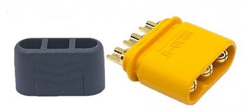 Stickkontakt 3-PIN MR30-M; hane, 15A
