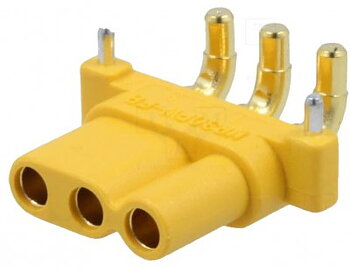 Stickkontakt 3-PIN MR30PW-FB; hane, 15A