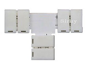 LED tape T-koppling 8mm 2-pin