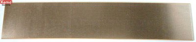 Experimentkort (L x B) 100 mm x 500 mm  Rastermått 2.54 mm, Kemo