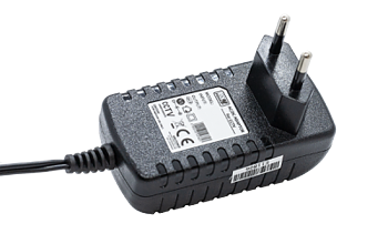AC adapter 9V 1A, 3,5mm phono mono