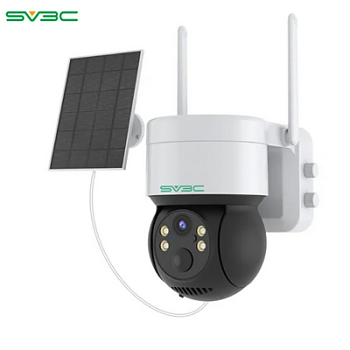 ICSEE Security Solar Camera Outdoor, Wifi Dome Camera