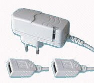 Nätadapters 5V USB 2x0.5A