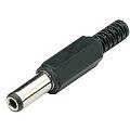 DC kontakt 5.5 x 2.1x14mm hane