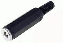 DC kontakt 5,5 x 2,5 mm hona
