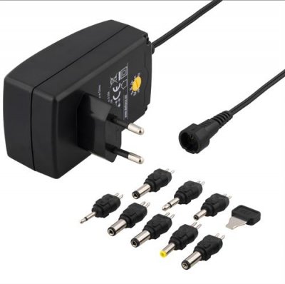 Nätadapter 230V till 3....12V 2,25A