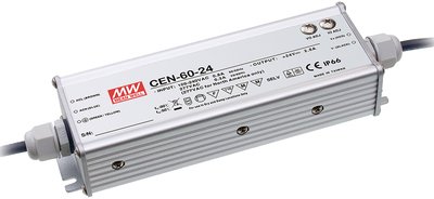 AC adapter 36V Mean Well CEN-60-36 1,7A Vattentät