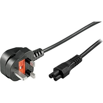 Apparatkabel Deltaco DEL-109F-UK, UK till C5 3 m