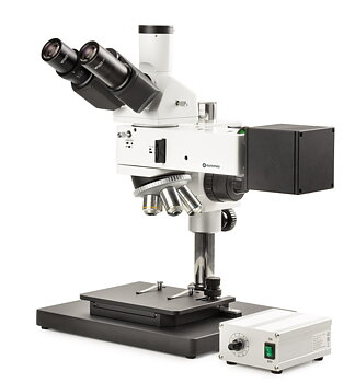 Euromex bScope BS.4053-PLMRi materialmikroskop trinokulärt 50–500× (stora prover)