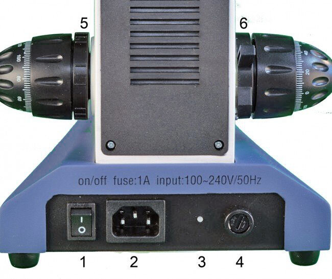 Mikroskop Edu-LED Flq Mono - elevmikroskop, 40, 100 och 400 - 3