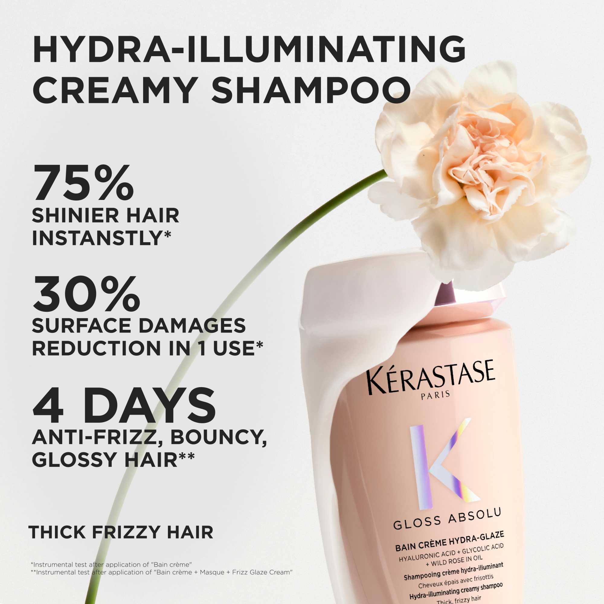 Kerastase Gloss Absolu Bain Creme Hydra Glaze Shampoo 250ml - 2