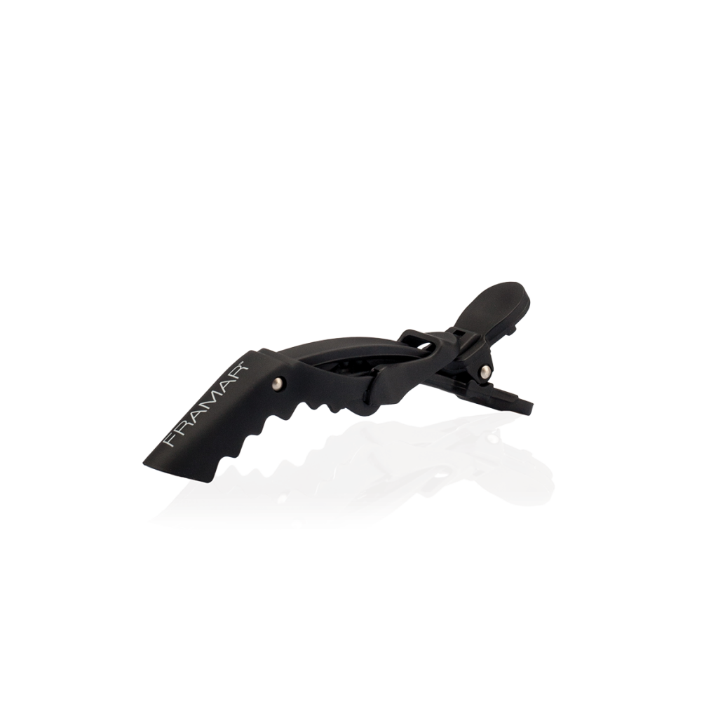 Framar Rubberized Jaw Clip Black